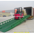 movable containers loading and unloading truck ramps